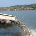 Telepítés a Pécsi tóba
